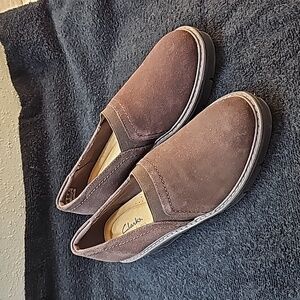 Clarks New Brown Wedge Shoes Size 6.5